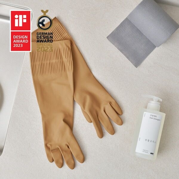 생활공작소 [생활공작소] 라텍스 고무장갑 밴드형 10개(사이즈,색상 선택)