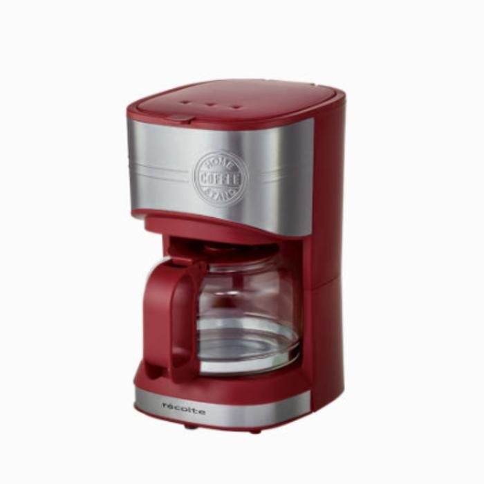 레꼴뜨 커피 메이커 머신 홈커피 카페 스탠드 레드