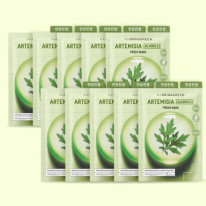 브링그린 사철쑥 카밍EX 프레시 마스크 팩 20g 10매입