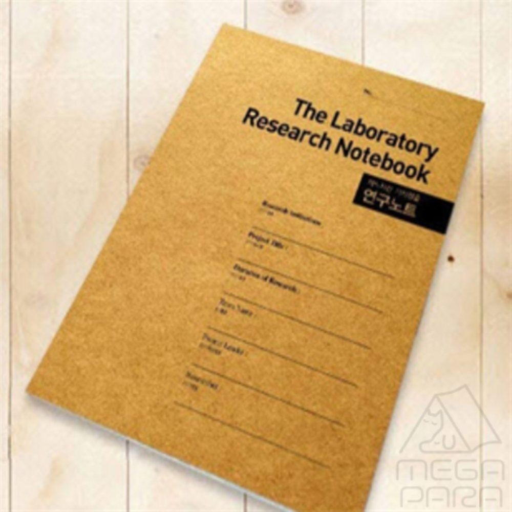 미니파라 인새로 연구노트 격자단면 100P 1개 캠퍼스연구노트 필기노트 연구개발노트