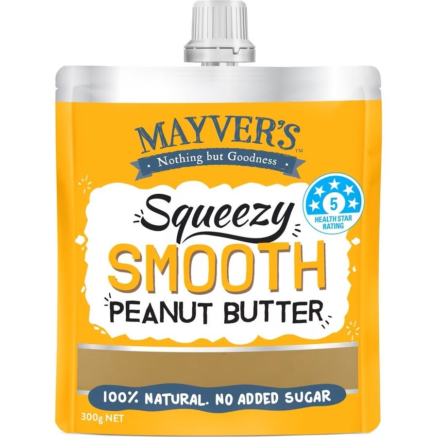 호주 메이버스 Maybers 짜먹는 땅콩버터 부드러운 잼 300g