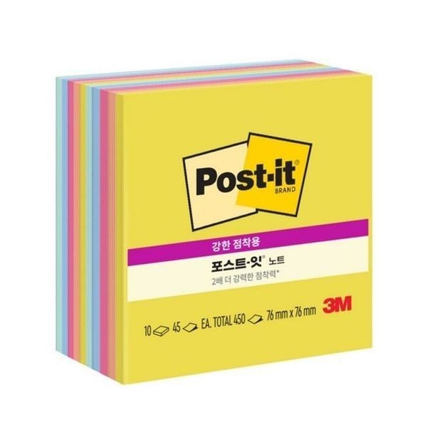 [하프클럽]사무 포스트잇 강한점착용 노트 올데이 65410