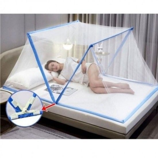 원터치 모기장 텐트 형 사각 방충망 캠 침대 모기장텐트 자석방충망 침대모기장