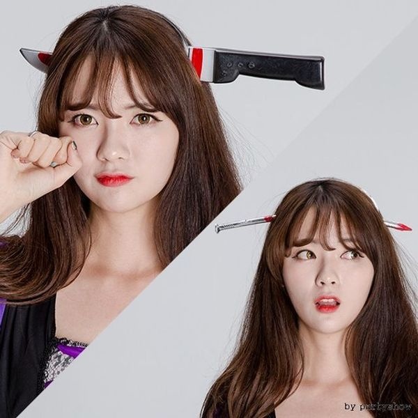 [하프클럽]호러 파티용품 엽기머리띠 할로윈머리띠