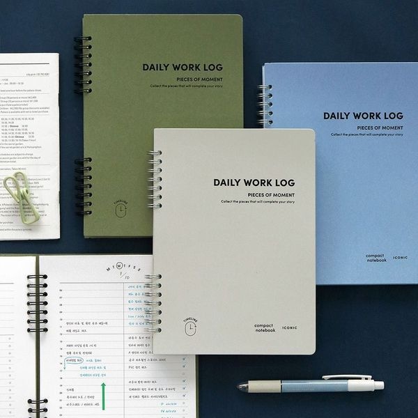 브이와이 [하프클럽]데일리 업무일지 직장인플래너 작업 노트 A5