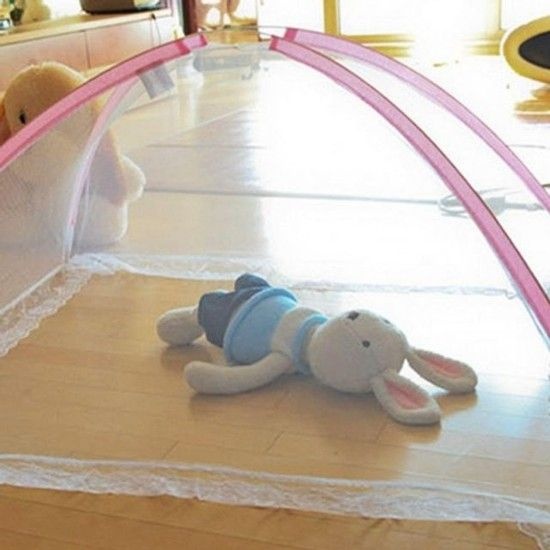 원터치 모기장 용 텐트 방충망 거실 침대 모기장텐트 자석방충망 침대모기장 1인용모기장