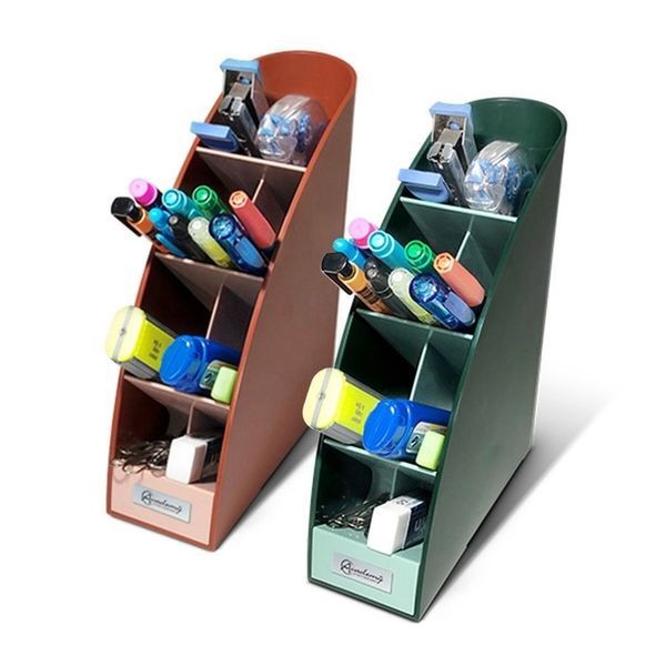 브이와이 [하프클럽]애니라운드 원목연필꽂이 연필꽂이 그린 MW-622