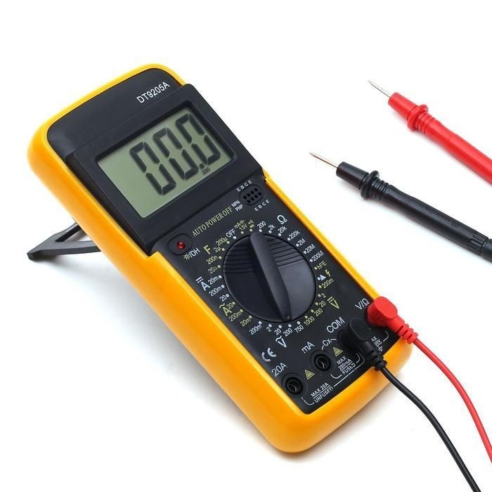 [아우트]멀티미터 콘덴서 검전테스트기 메가 DT9205A