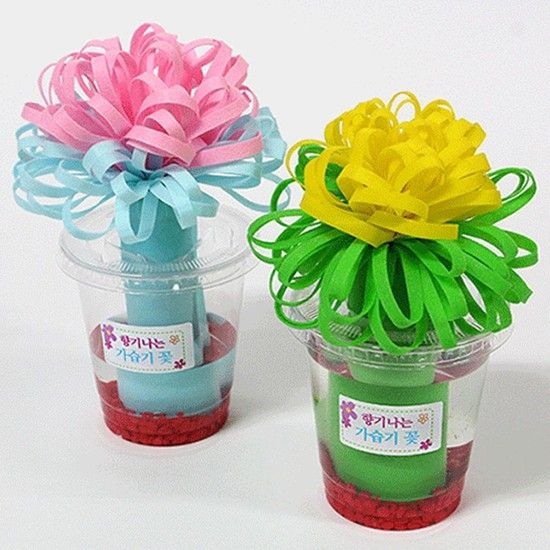 (SA) 향기나는자연증발가습기꽃(5인세트) 과학실험키트 과학실험세트 과학실험 과학놀이