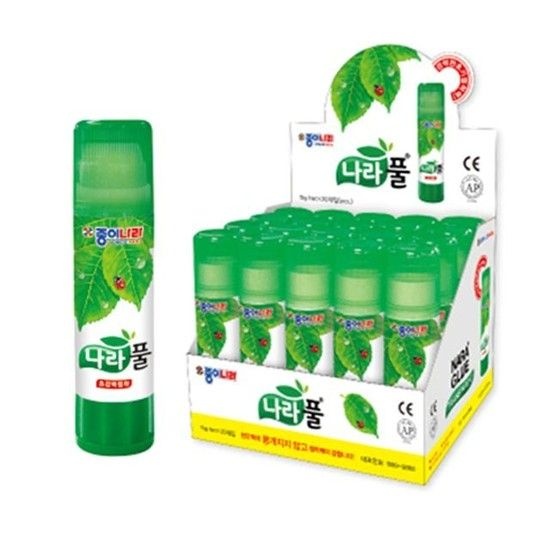 종이나라 뭉개지지 않는 나라풀 고체풀 25g (20개입) 자재