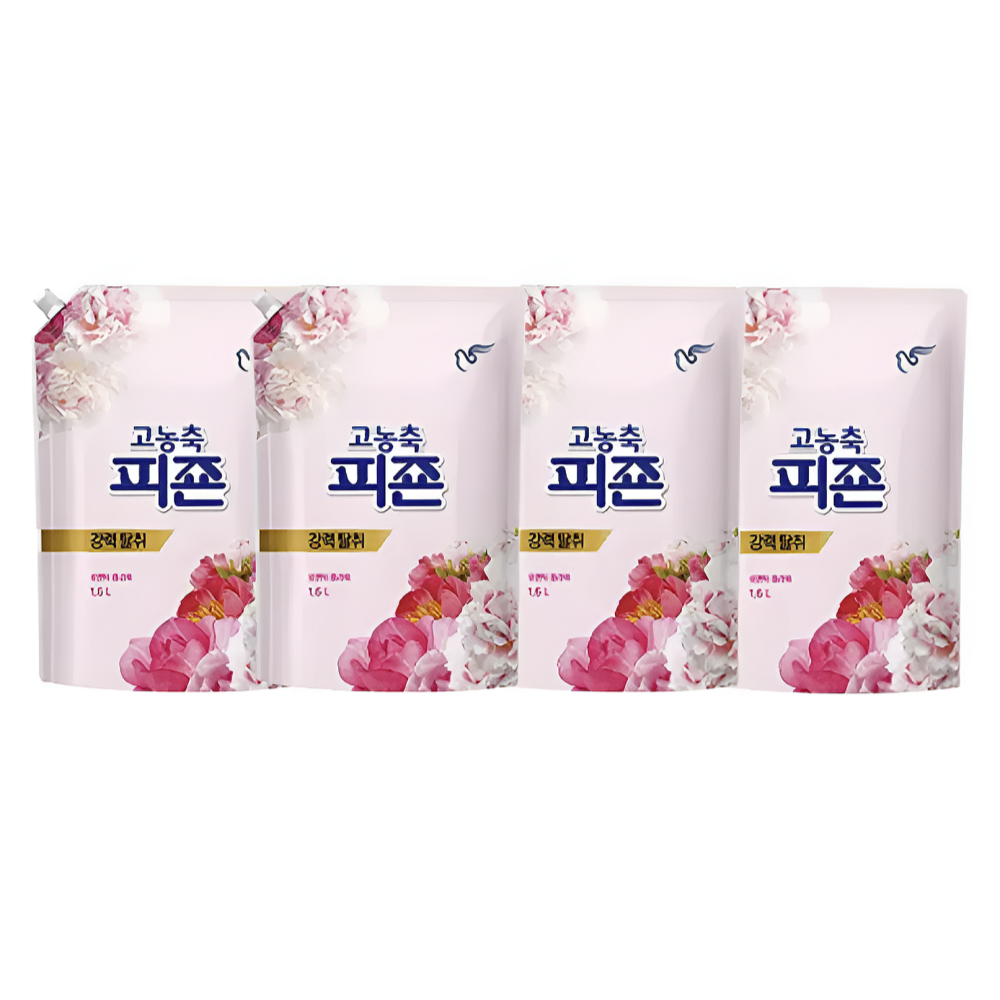 피죤 리치퍼퓸 오리지널 로맨틱 플라워 1.6L 4개