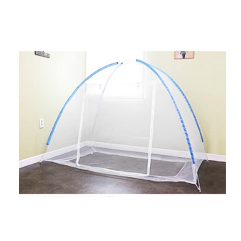 시골집 튼튼살대 촘촘망사 원터치 모기장 아기잠 벌레차단