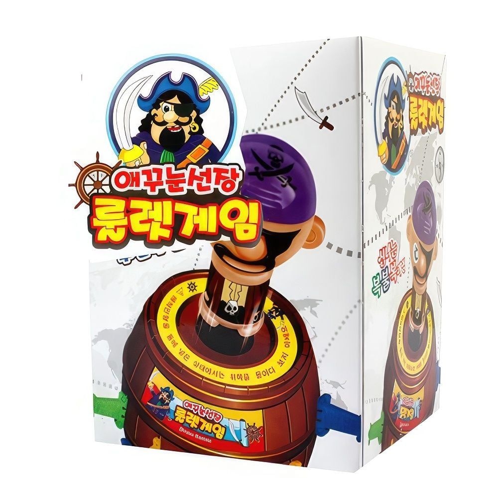 [지나상사 협력사]가족 벌칙 해적통 보드게임 카지노뽑기 초등 카페 어린이 놀이 교육 술게임 룰렛 추첨기