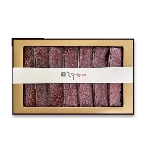 칸수제 한우육포 선물세트 420g 쇼핑백
