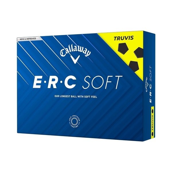 캘러웨이 [캘러웨이 정품] ERC SOFT 25 TRUVIS 옐로우/블랙 10더즌