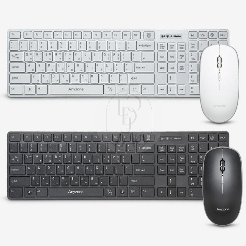 르꽁드주와 무선 키보드 마우스 WMK-300 회사키보드 대칭형마우스 그립감좋은