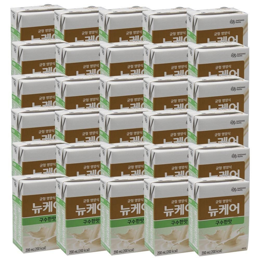 복지니마켓 협력사 구수한맛 뉴케어 200ml x 30팩 1박스 식사 건강 부모님 유동식