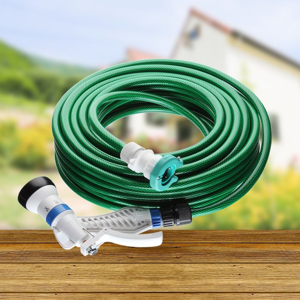 고급멀티 KIMOS 호스 세트15M 연결구 물호스 분사기 세차 세트 호스 원예 물호수 물 릴 분사기