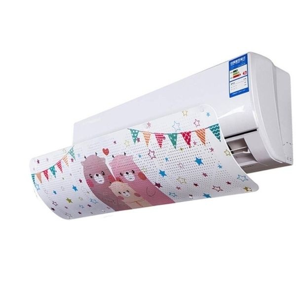 부드러운 에어컨 간접 각도조절 바람막이-D 바람차단