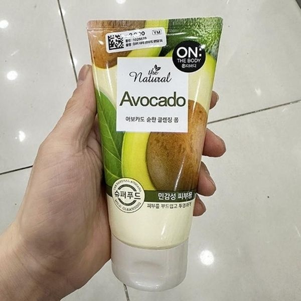 온더바디 더 내추럴 순한 아보카도 클렌징폼 120g 1026629