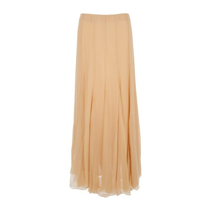 끌로에 플로우 플리츠 하이웨이스트 실크 스커트 CH25WJU20 0016H6