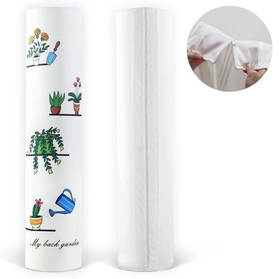 3중직 스탠드 원형 에어컨 커버 38x185 가든 원형에어컨커버 스탠드원형에어컨커버