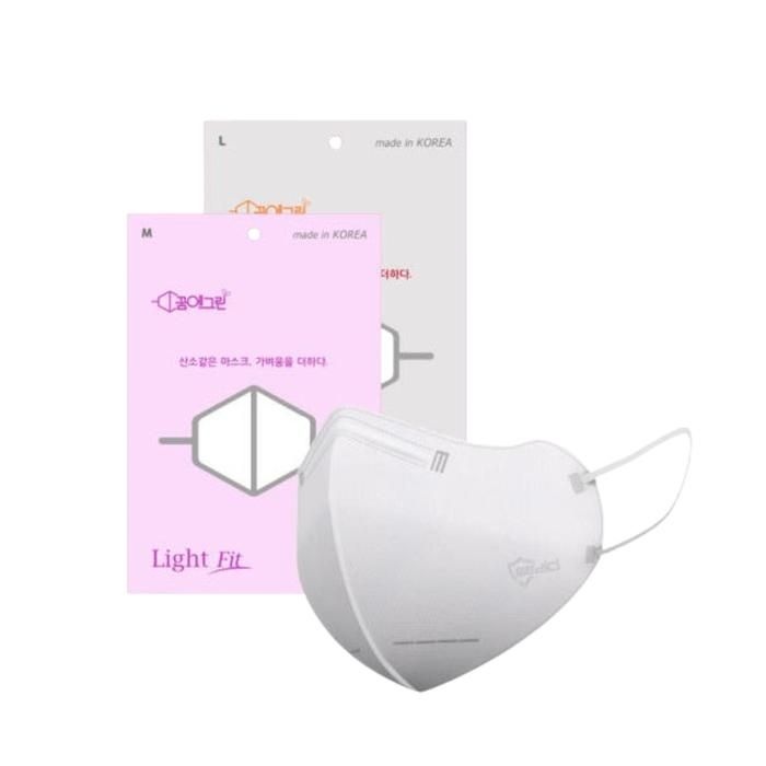메디치 꿈에그린 KF94 마스크 중형 화이트 추천 200매