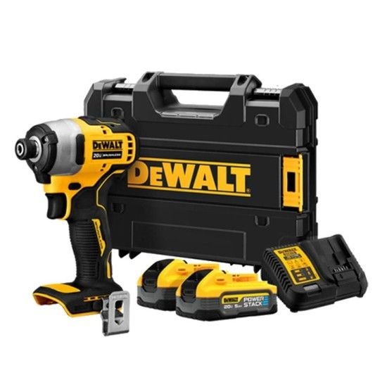 디월트 충전 임팩트 드라이버 파워스택 DCF809H2T 18V 5.0Ah BL (20V MAX) 자재