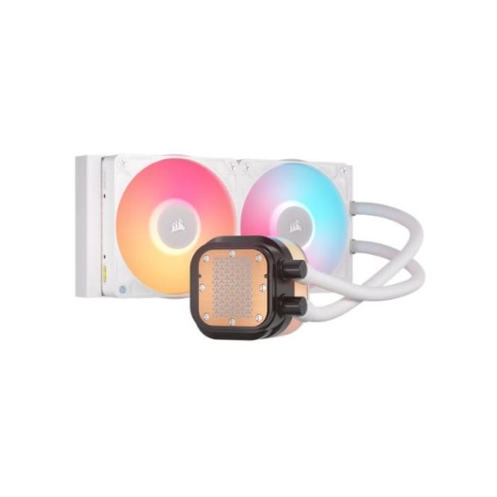 커세어 CPU 수냉쿨러 TITAN 240 RX LCD 120mm 화이트