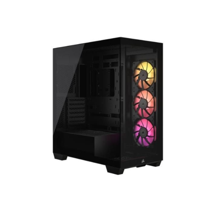 커세어 게이밍 PC 케이스 강화유리 3500X RGB 블랙