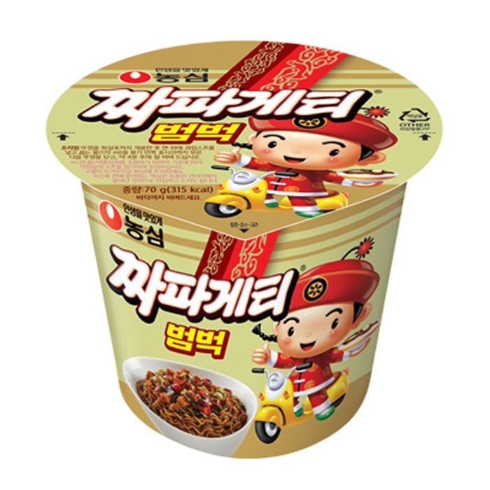 농심 짜파게티 범벅 70gx6컵x2박스 짜장범벅