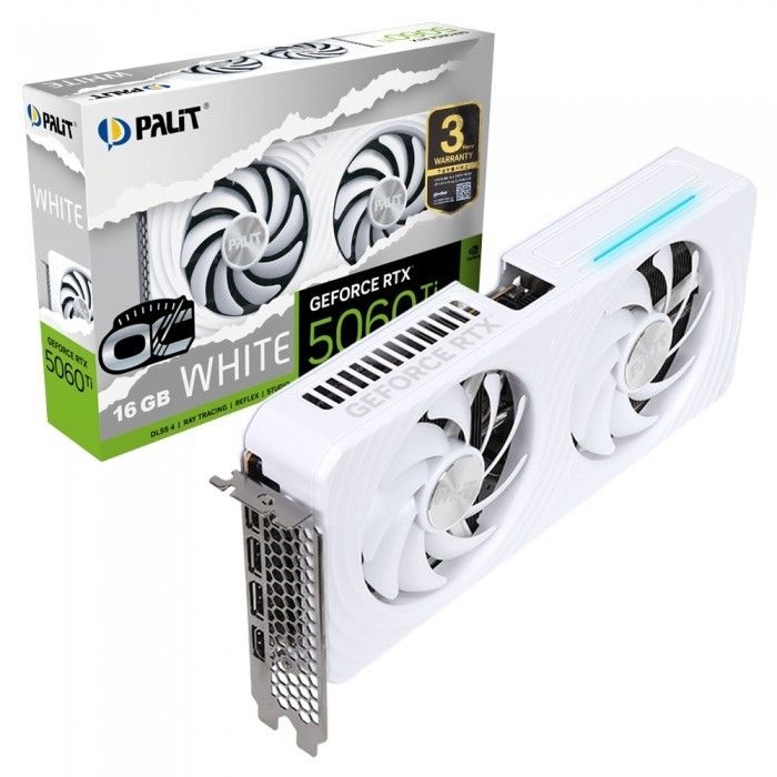 [오늘출발] 팰릿 PALIT 지포스 RTX 5060 Ti WHITE OC D7 16GB 이엠텍 VGA 그래픽카드