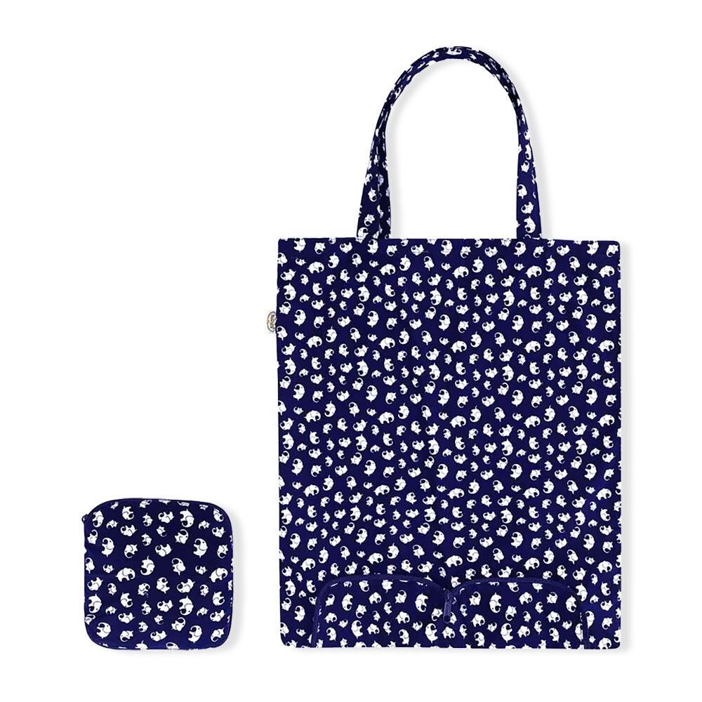 마트홈택스 스프라이프패턴가방 접이식쇼핑백 나라야 태국 접이식 장바구니엘리펀트 장바구니