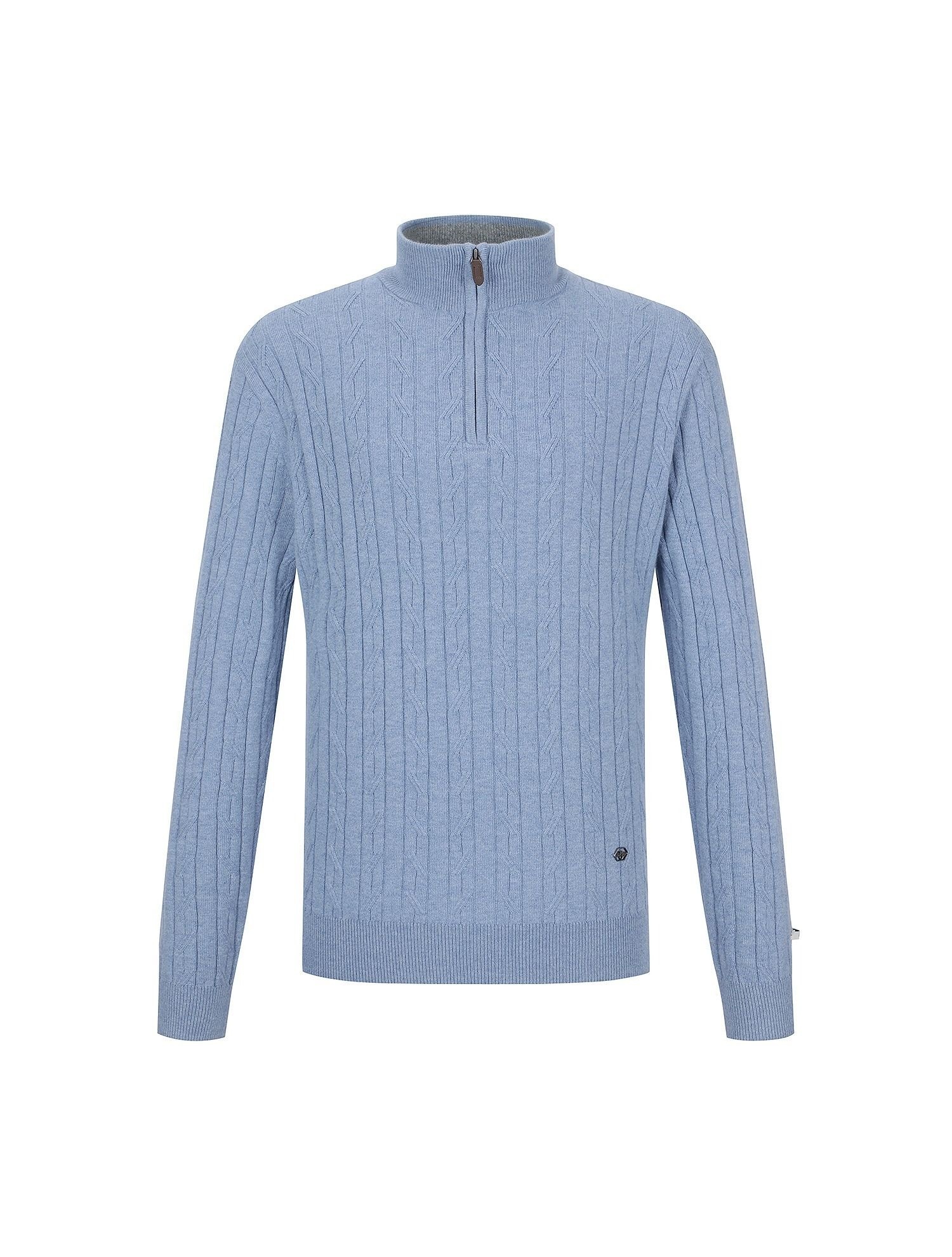 페라로밀라노 [AK분당점] [페라로밀라노] 케이블 반짚업 스웨터 AM0DRD40343