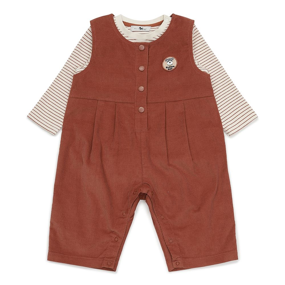 블루독 베이비 [AK평택점] [블루독베이비] 45-A13-601-02 BR) 코듀로이 세트형 우주복A