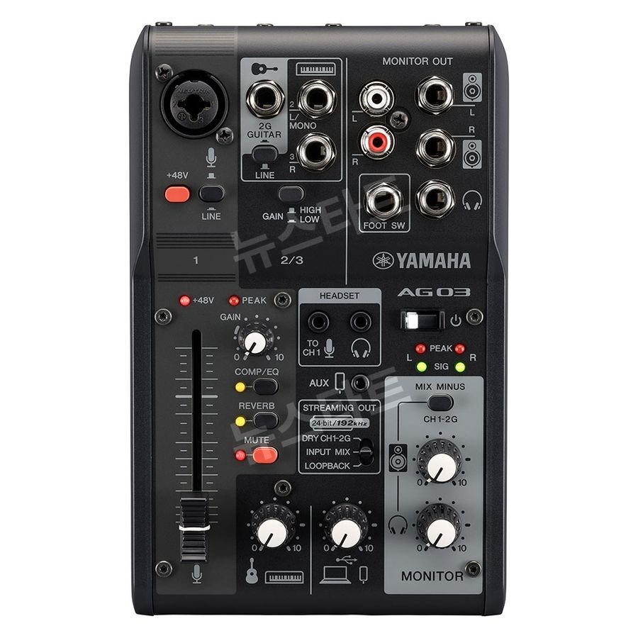 [해외] 야마하 AG03 MK2 오디오 믹서 USB 오디오인터페이스 인터넷방송