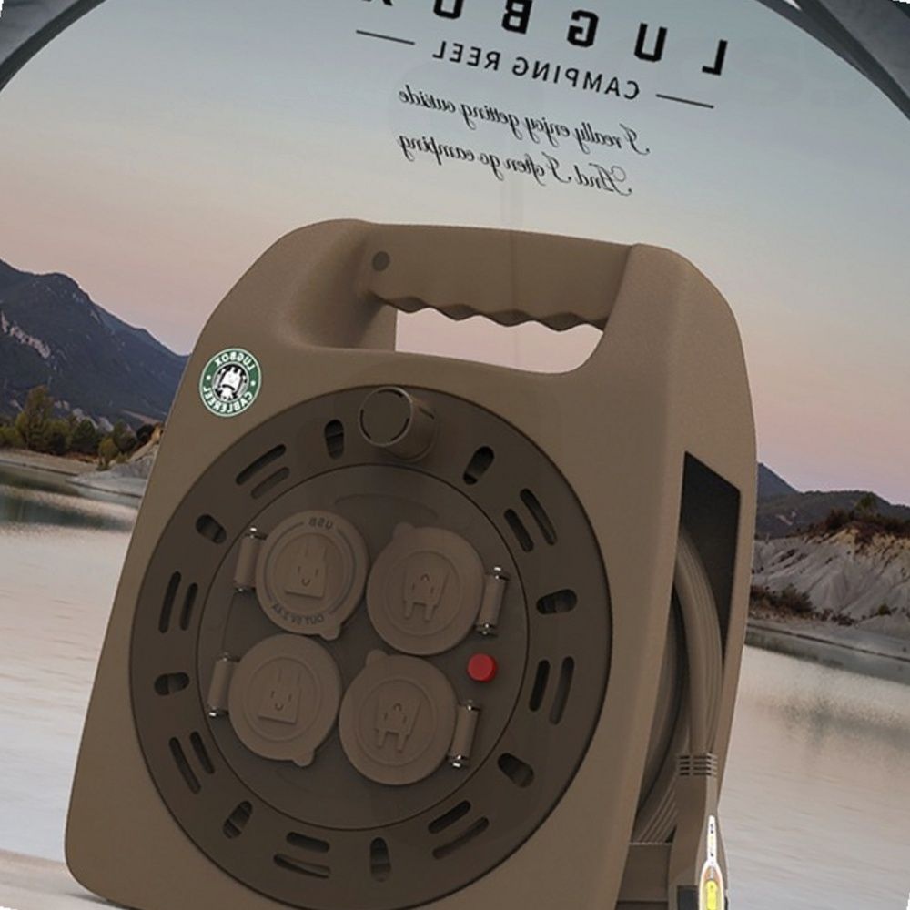 러그박스 캠핑용 릴선 USB 콘센트 전기선 멀티탭 실외 방수 작업실