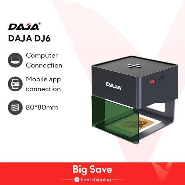 소형 레이저 각인기 휴대용 DIY마킹기 DAJA DJ6 미니 조각기 DIY 블루투스 기계