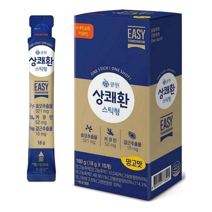 [아우트]큐원 술깨는약 상쾌환 스틱 X 18g 10ea