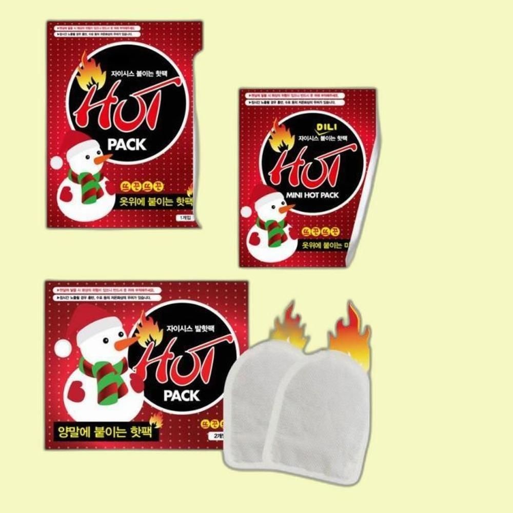 해피트리협력업체 핫팩 미니 손난로 핫팩 양말 겨울 붙이는