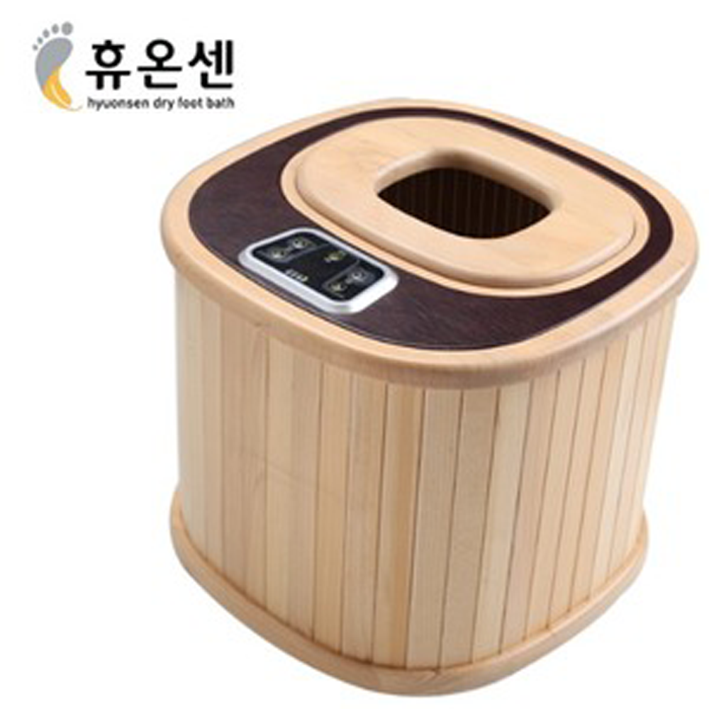 휴온센 솔송나무 피톤치트 우드탑 중형 건식족욕기(좌훈겸용) MH01