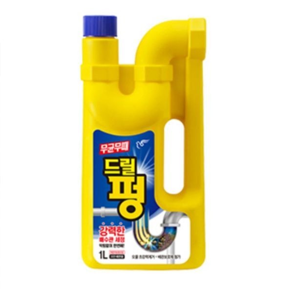 [하프클럽]무균무때 파워 드릴펑 배수구세정제 2L