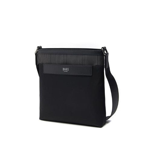 [롯데백화점] 닥스 ACC [인천터미널점]블랙 부분 체크 크로스백 DBBA1E332 LE1206569288