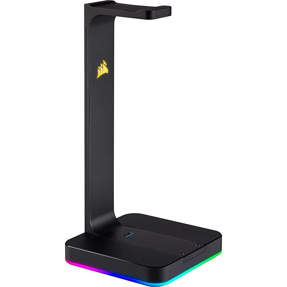 [해외] [미국아마존] Corsair ST100 RGB 프리미엄 헤드셋 스탠드 71 서라운드 사운드 - 35 mm 및 2xUSB 30 3706328877