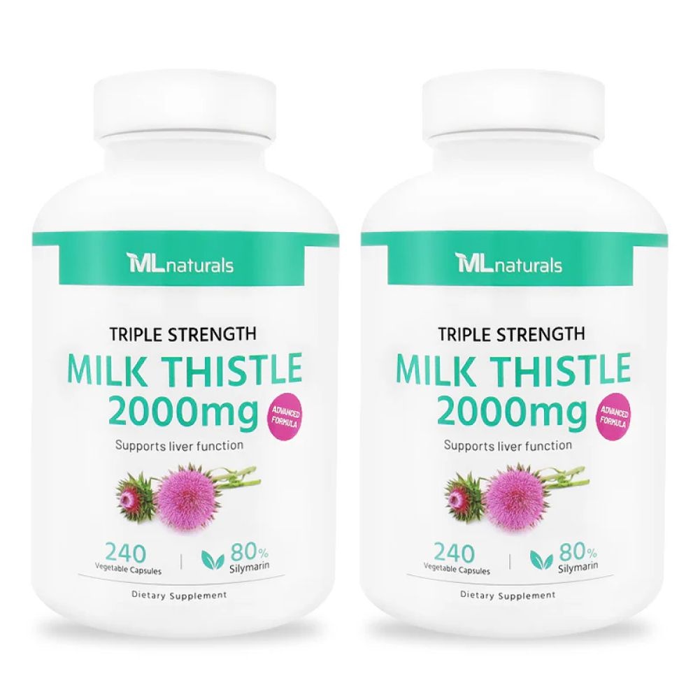 고함량 밀크씨슬 2000mg 240캡슐 x2병