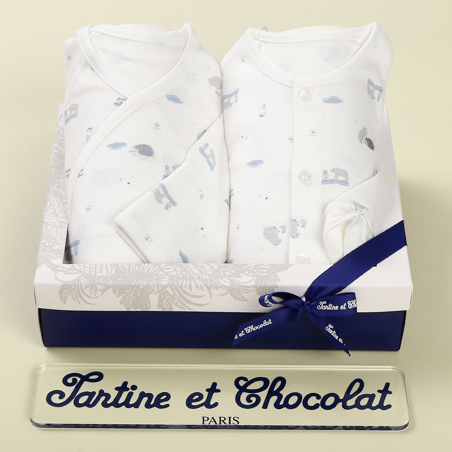 [롯데백화점] 타티네 쇼콜라 (출산 50일백일선물세트)베이배냇가운+상하복TNNWNG04UW-110 LE1217615955