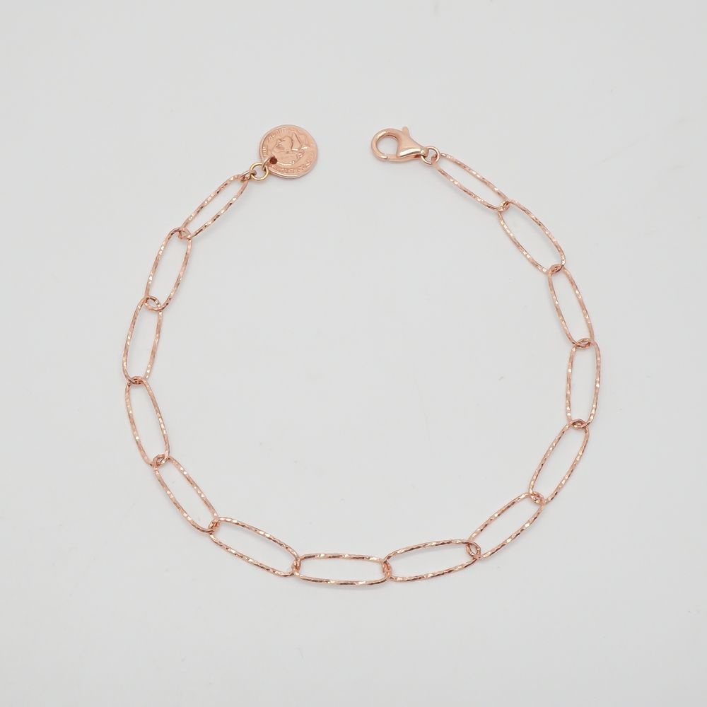 오팔하우스]14k 백 코인 컷팅 체인 팔찌 OPDLB2280