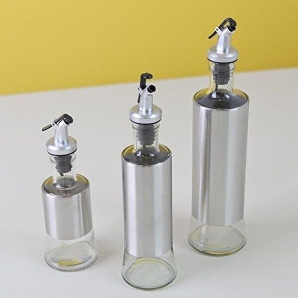 [알티피아]세리에 고급 스텐 유리 오일병(3사이즈) (대(500ml)) (WCDAF3C)