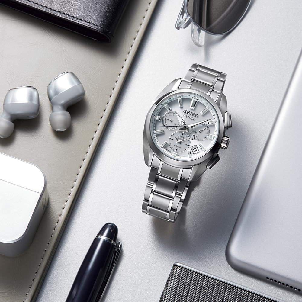 세이코 아스트론 티타늄 손목시계 Global Line Sport 5X SBXC063