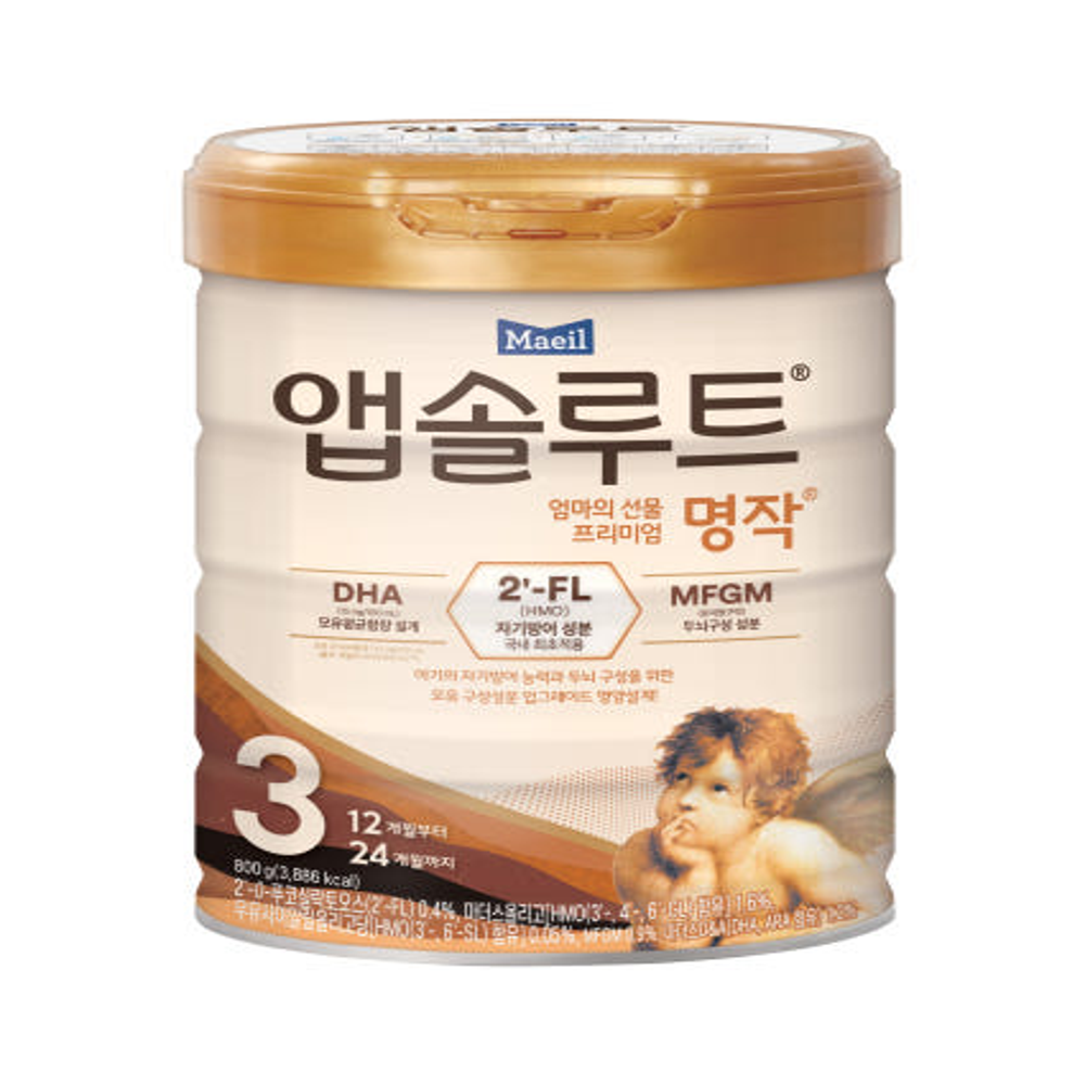 앱솔루트 앱솔루트 명작 2FL 분유 3단계 (12~24개월) 800g 1캔